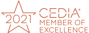 CEDIA Member of Excellence 2021 Wired by MJD