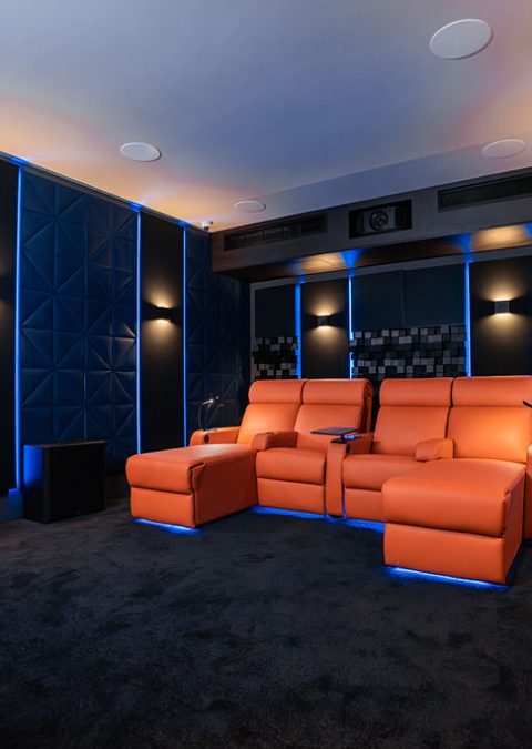 Aladdins Cave Wired by MJD theatre room
