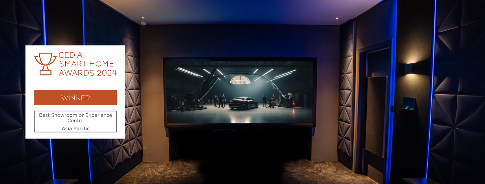 Cedia Smart Homes Awards Winner 2024 - Best Showroom Experience